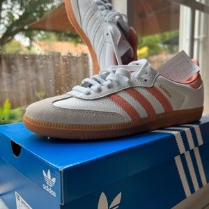Adidas Samba Pink & White Women's Size 7 1/2